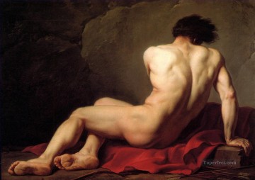 company of captain reinier reael known as themeagre company Painting - Male Nude known as Patroclus Jacques Louis David